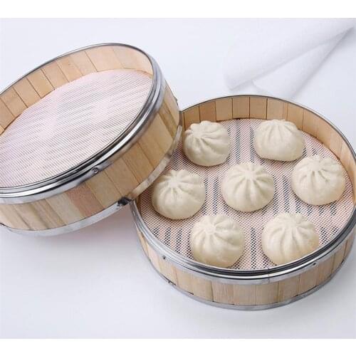 Nano Food Grade Silicone Round Steamer Pad Bread Dumplings Pad Household Steamer Kitchen Accessories Easy Cleaning