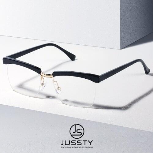 Semi Rimless Tom Hardy Optical Glasses Frame Men Myopia Prescription Eyeglasses Frame Male High End Big Frame Acetate Eyewear