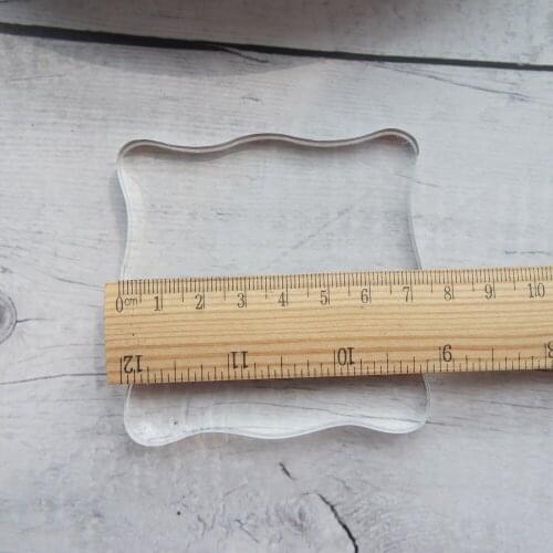 Transparent stamp bottom use 7.3*7.3cm silicone stamps use scrapbooking decoration use