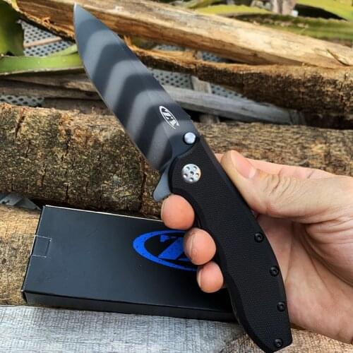 Zero tolerance ZT0562 Folding knife Titanium Frame/Liner G10 handle outdoor camping pocket tactical hunting knives EDC outdoor