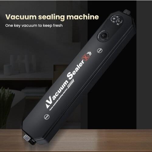 Kitchen Vacuum Food Sealer 220V/110V Automatic Commercial Household Vacuum Sealer Packaging Machine Include 10Pcs Bags