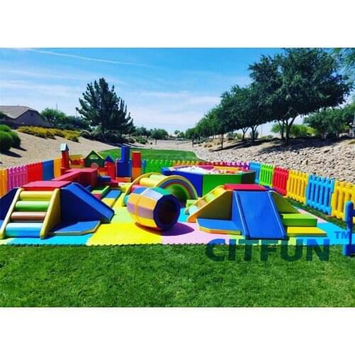 High Quality Children soft playground Area ,Multi-functional and Combination toddler equipment;Eco-friendly Ball pit TC-001D