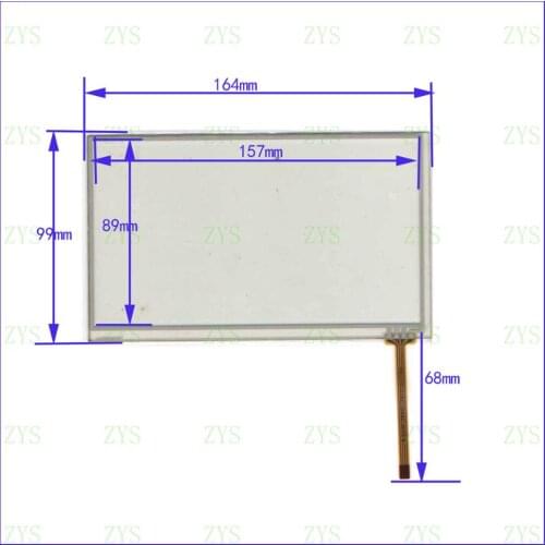 ZhiYuSun AJ 2934 This is compatible 164*99MM 164mm*99mm New 7Inch Touch Screen glass for 7GPS GLASS AJ2934