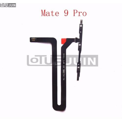 10pcs Power On Off Volume Up Down Button Key Flex Cable Replacement Repair Spare Parts for Huawei Mate 9 Pro