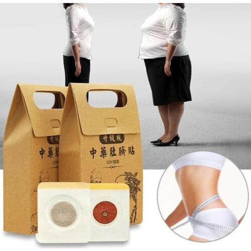 100pcs Chinese Medicine Weight Loss Navel Sticker Magnetic Slim Fat Burning Slimming Diets Slim Patch Pads Detox Adhesive Sheet