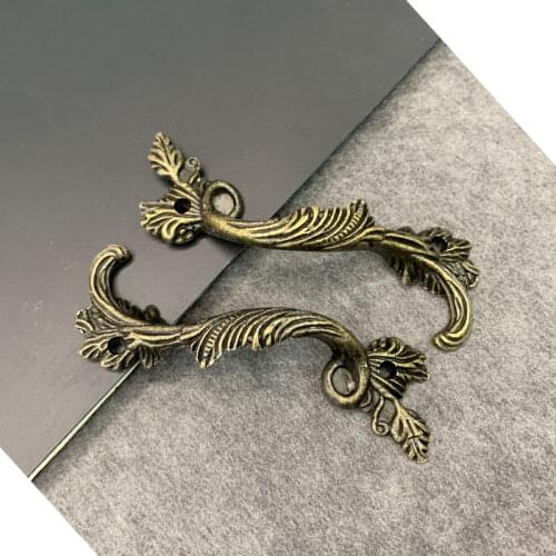 2x Antique Brass Kitchen Cabinet Knobs for Dresser Desk Drawer Cabinets etc Furniture Wardrobe Windows Doors Pull Handles