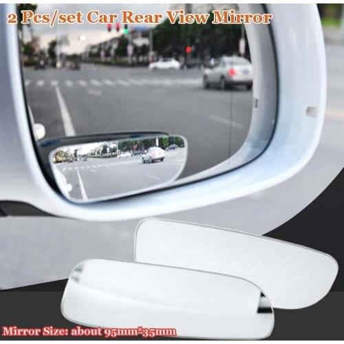 2 Pcs/set Car Rearview Mirror 360 Degree Adjustable Reversing Wide Angle Blind Spot Parking Mirror