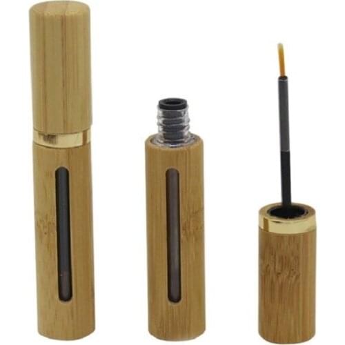 4ML 20pcs/lot DIY Empty Cosmetic Packing Containers, Bamboo Liquid Eyeliner Tube, Top Grade Bamboo Eyeliner Tube, Beauty Tool