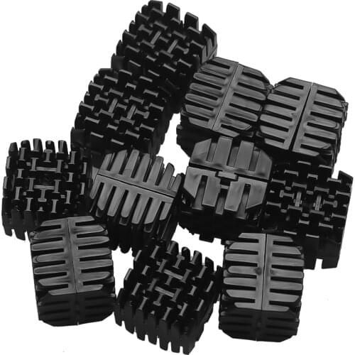 5PCS Aquariums Bio Balls Filters Media Square Sponge Balls Wet Dry Cotton For Air Pump Clean Fish Tank Pond Aquatic Accessories