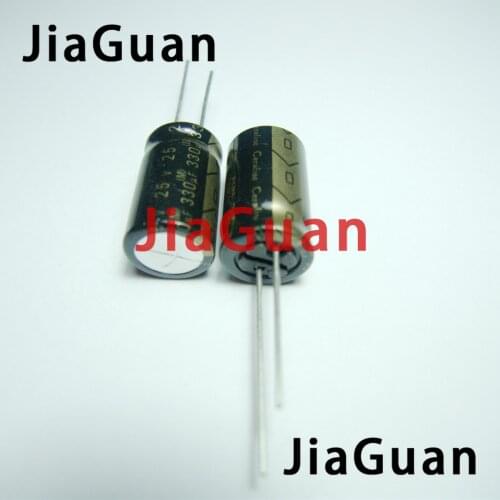 6pcs NEW ELNA ROA Cerafine 25V330UF 12.5X20MM 25v 330uf audio electrolytic capacitor 330UF 25V black gold 25V330UF