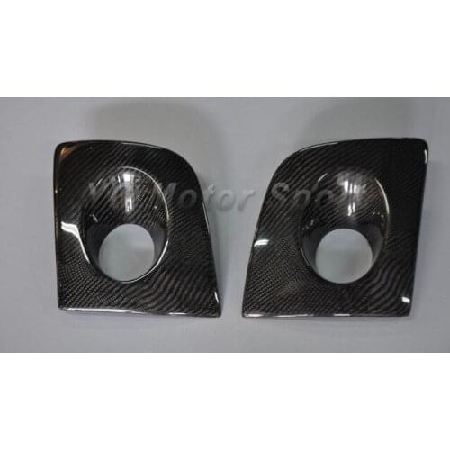 Car Accessories Carbon Fiber Fog Lamp Cover Fit For 2006-2007 Imperza WRX 9th GDA Front Bumper Fog Lamp Covers Car-styling