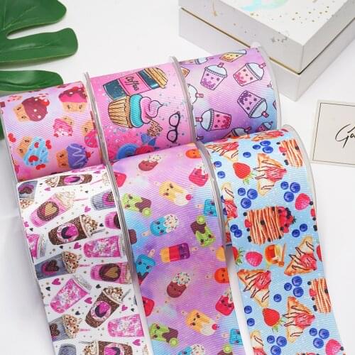 DIY Cake Printed Grosgrain Ribbon For Craft Supplies Sewing Accessories 5 Yards, Planar Resins Mold 10 Pieces. 53883