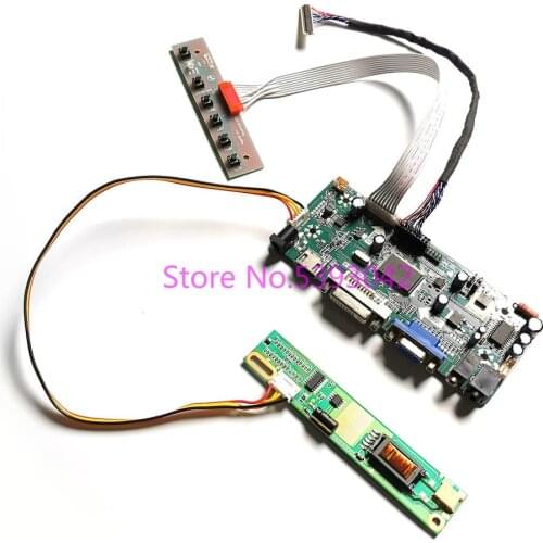 For LP156WH1 (TL)(A1)/(TL)(A2)/(TL)(A3)/(TL)(D1) 1366*768 LVDS 30-Pin 15.6" Inverter 1CCFL M.NT68676 LCD controller card DIY kit