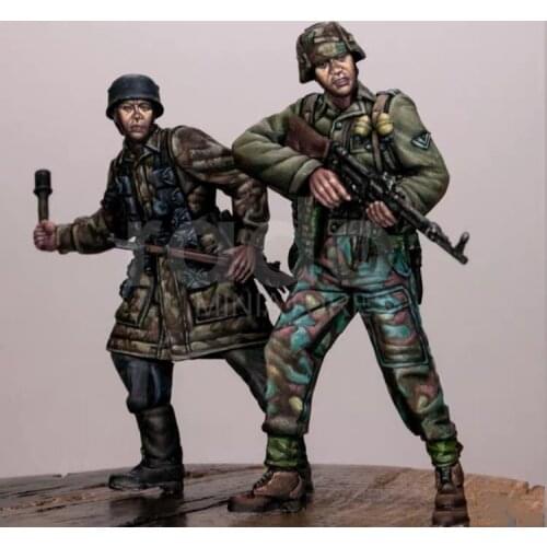 1/35 Resin Model Figure GK ,2 Figure , Unassembled and unpainted kit