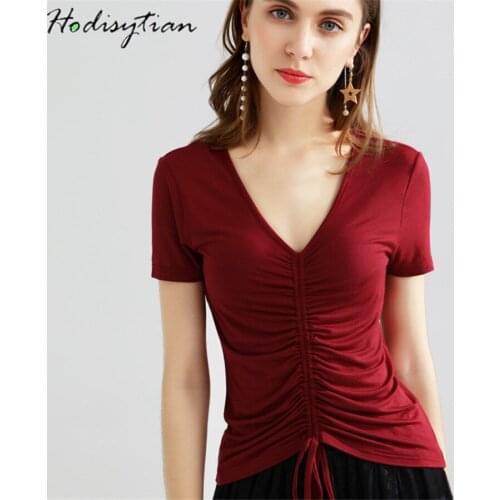 Женские футболки с коротким рукавом Hodisytian China At AliExpress