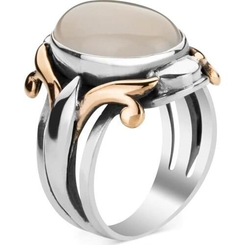 925 sterling Ring Payitaht Abdülhamid Array White Cubic Zirconia New Sultan Abdülhamid Ring Gift Fashionable Design Made In Turkey