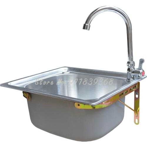 Kitchen 304 Wash Basin Stainless Steel Vegetable Sink Single Sink Sink Simple Sink Sink Single Sink Single Basin Sink