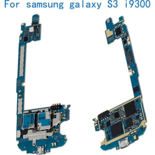 Full Working Unlocked Global ROM Multi Langauges Original Motherboard For Samsung GALAXY S3 i9300 Mainboard Chips logic Board