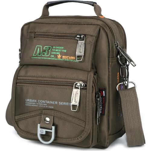 Men Messenger Bags Casual Multifunction Small Travel Bags Waterproof Women Shoulder Fashion Military Crossbody Bags 3705