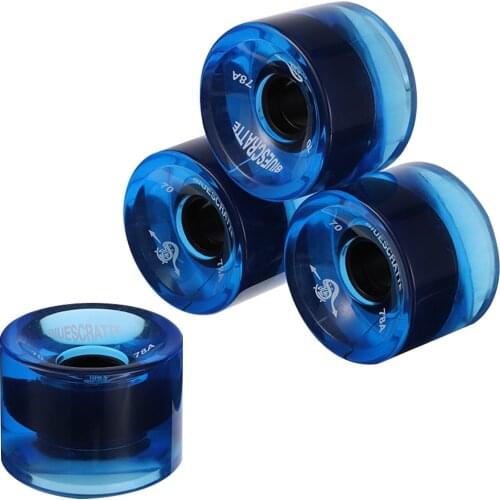 2021 new 4pcs 82A 70X51mm Longboard Wheels PU Material Skate Roller Skateboard Part Wheels Upgrade Replacement