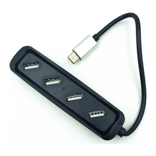 New Type-C To 4-Port USB 3.0 Hub USB 3.1 Adapter with Micro USB Port Charging For PC iMac Laptop Computer HUB For PC/Laptop/Mac