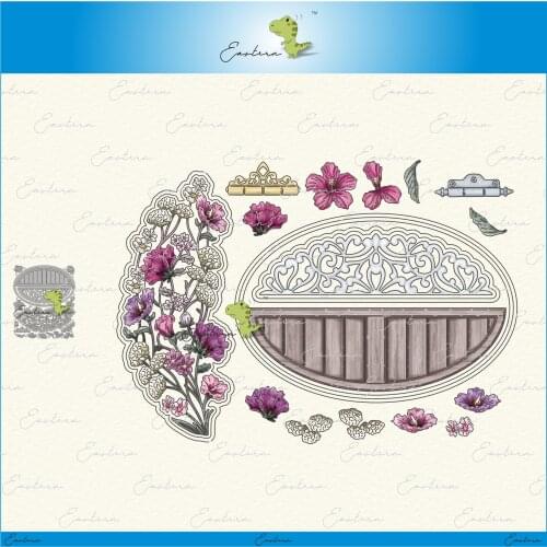 Oval Vista card shape metal cutting dies 2021 new diy die molds Scrapbooking Paper Making die cuts crafts die cuts large die