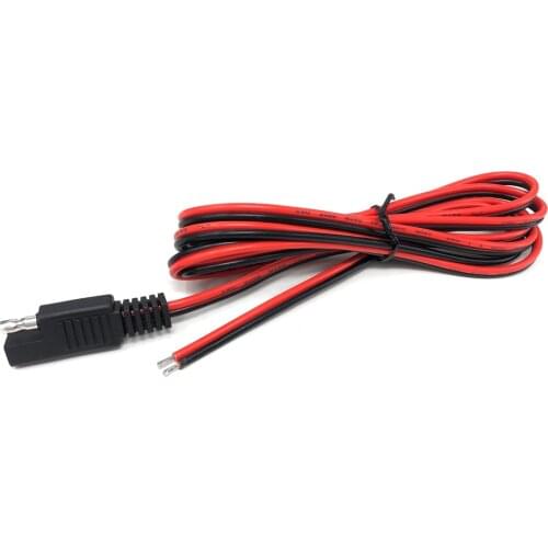 SAE Plug 200CM SAE Power Automotive Extension Cable 18AWG Quick Disconnect Plug for Solar Panel Battery Chargers