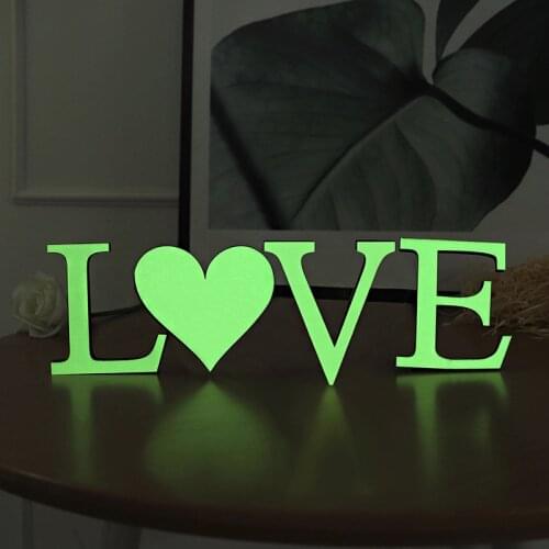 English Letters pvc luminous EVA Surface Wall Sticker 3D Alphabet Poster Bedroom Festival Party Decoration DIY Art Mural