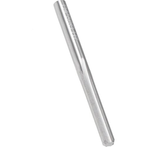 Uxcell 3.4-4.7mm Chucking Reamer Tungsten Carbide Lathe Machine Reamer H7 4 Straight Flutes Round Shank Milling Cutting Tool