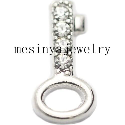 10pcs key floating charms for glass locket, FC-084