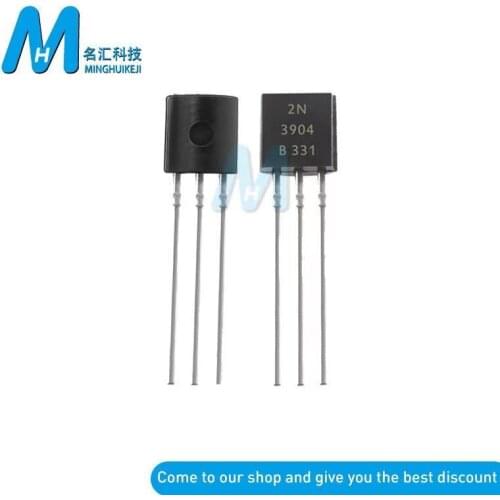 100pcs 2N3904 TO-92 TO92 Transistor New and original MING DONG SEN
