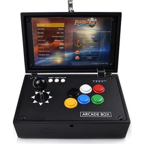 160pcs 3D Games Pandora 3D Arcade Box 10 " LCD 4018 Games Arcade Console with Zero Delay Joystick Buttons PCB Board Retro Arcade