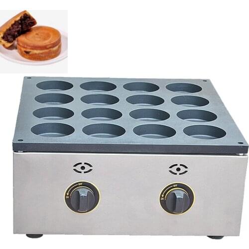 2800Pa Red Bean Cake Maker Commercial Waffle Maker Gas Eggs Roasted Hamburger Machine Kitchen Accessories 16 Holes