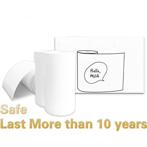 3 Rolls Waterproof Heat Sensitive Thermal Printing Paper Set for Paperang Printer 10 years Image Reserved