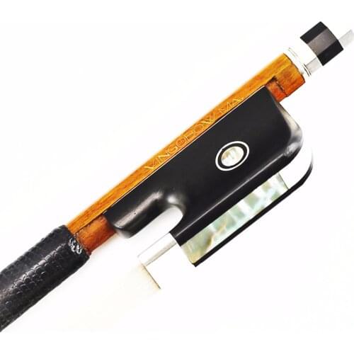 4/4 Size 870C Master Pernambuco CELLO BOW Pure Silver Mounted Ebony Frog and Screw Nice Hair Straight Strong Cello Accessories