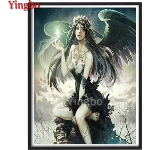 Diamond Painting Angel girl 5D Diamond Embroidery Rhinestone Picture Beads Cross Stitch DIY Hobby Gift Home Decoration