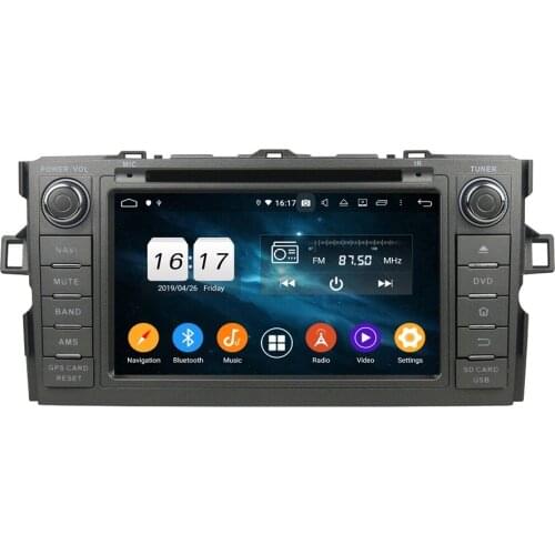 CarPlay DSP PX6 2 din 7" Android 10 Car Radio DVD GPS Bluetooth 5.0 WIFI for Toyota Auris 2009-2015 Multimedia Player