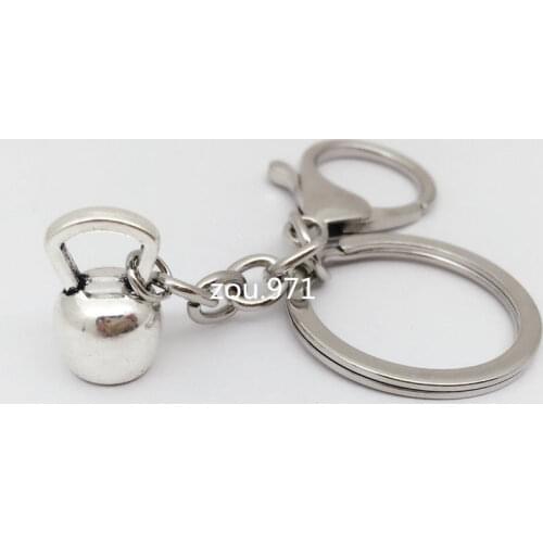 Kettlebell Charm Keychain Kettle Bell Keychain Fitness Weightlifting crossfit
