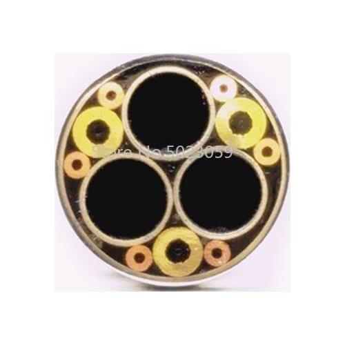 6mm Diameter DIY Knife Shank Mosaics Pin Rivets 9cm Length Nail Brass Tube+steel Tube #616