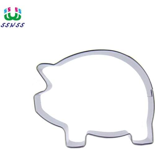 A Fat Pig Shape Cake Decorating Fondant Cutters Tools,Animal Cookie Biscuit Baking Molds,Direct Selling