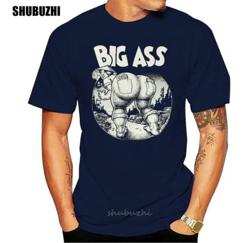 NEW good R. robert crumb BIG ASS t shirt usa size cotton tshirt men summer fashion t-shirt euro size