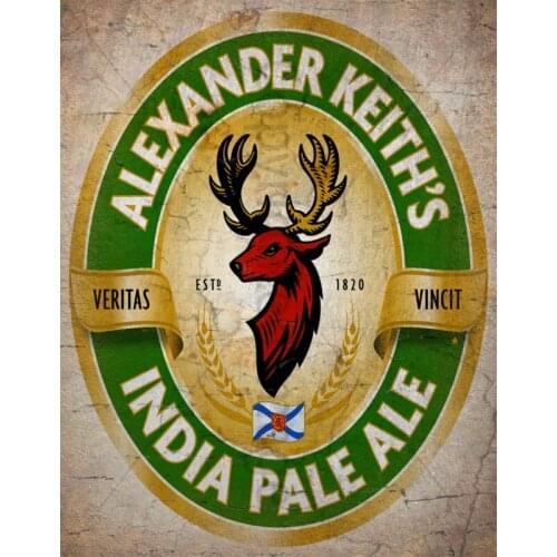 Keiths Pale Ale LAGER BEER METAL TIN SIGN POSTER WALL PLAQUE