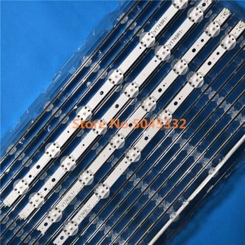 100% New LED Backlight Strip For LG 49" V17 ART3 TV JB3B1591A02499 49UV340C 49UJ6510 49UJ6565 6916L-2862A 6916L-2863A LC490DGG