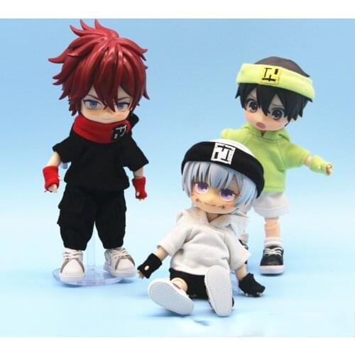 New 16cm BJD Ob11 Doll Clothes Aotu World Trend Sportswear 1/12 Doll House GSC Obitsiu 11 Universal Accessory Kawaii DIY Gifts