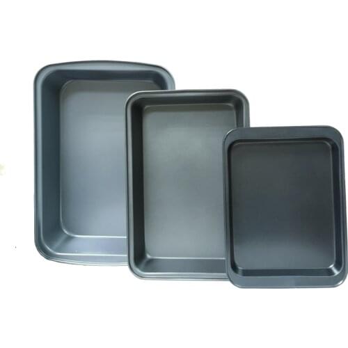 Oven Baking trays 3 pcs of baking pasty molds cake pan pizza tray bakeware