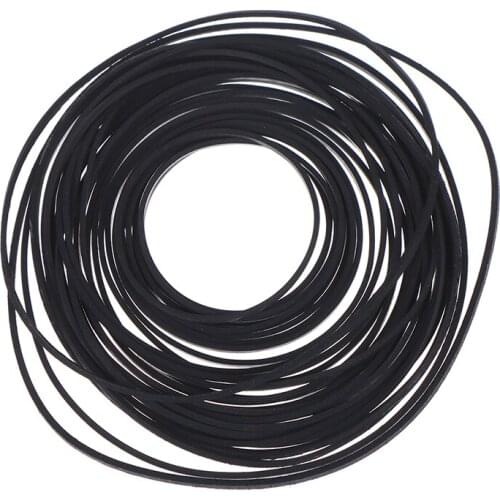 1pack Mix Cassette Tape Replacement Rubber CD DVD Recorder Turntable Strap Belt For CD-ROM Video Machines 1*1mm Cassette Tape