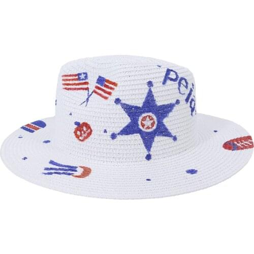 Fashion Summer Sun Hats Women Fashion Girl Straw Hat Beach Hat Casual Straw Flat Top Panama Hat Bone Feminino MZ15