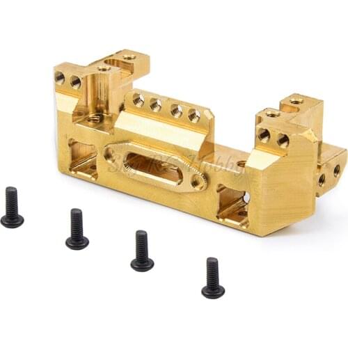 Brass 113g Heavy Duty Front Bumper with Servo Mount For Traxxas TRX-4 TRX4 1/10 RC Car Crawler Parts
