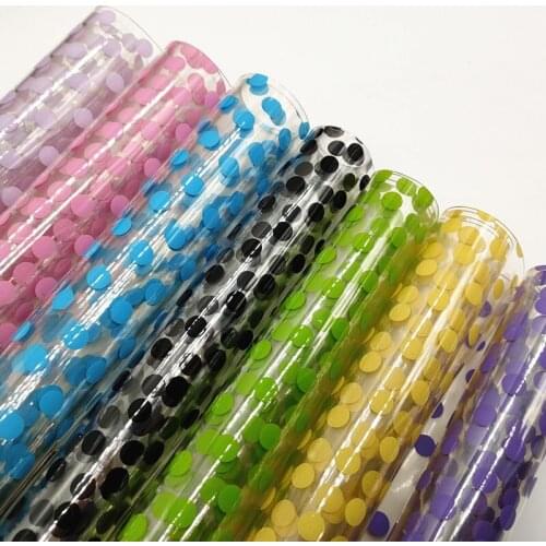 19x30cm sheet dot waterproof PVC leather For bag and shoes