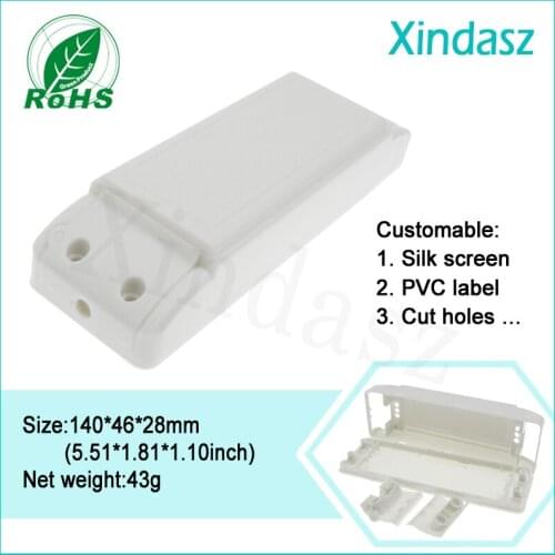 XDL-007 5pcs/lot)140*46*28mm Newest led housing plastic case box plastic housing electronic